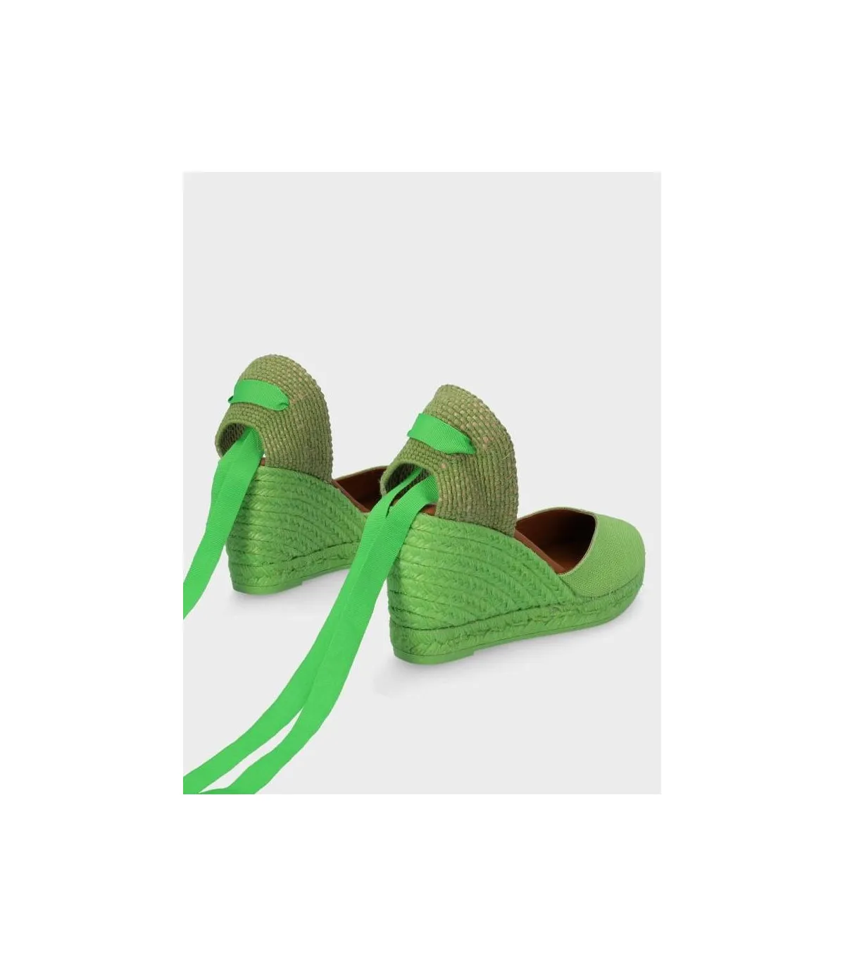 ALPARGATA VIGUERA 1939 PISTACHO - Espadrilles made by Viguera in 1939, pistachio color