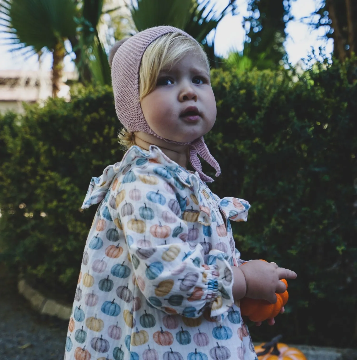 Baby girl dress Calabazas collection by José Varón