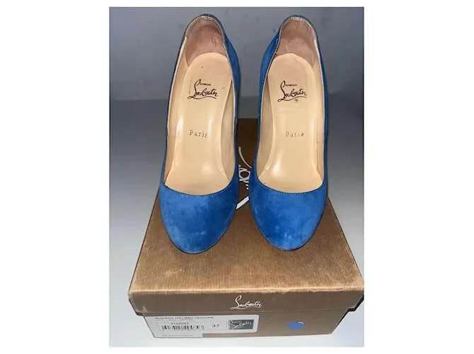Blue Christian Louboutin Heels