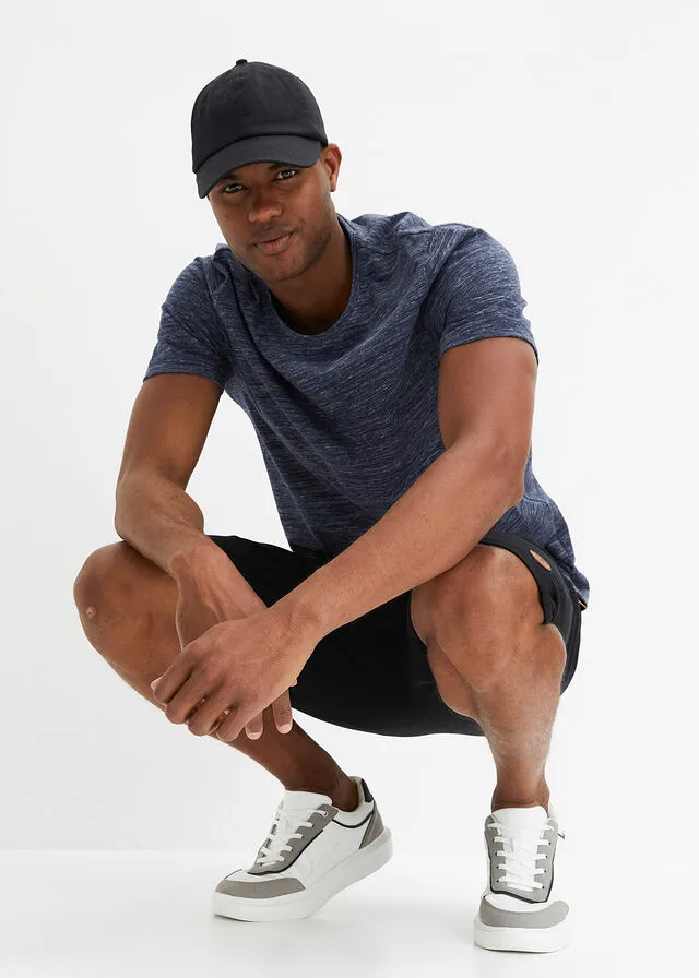 Black Jaspe + Navy Blue Jaspe T-shirt Bundle (2 units)