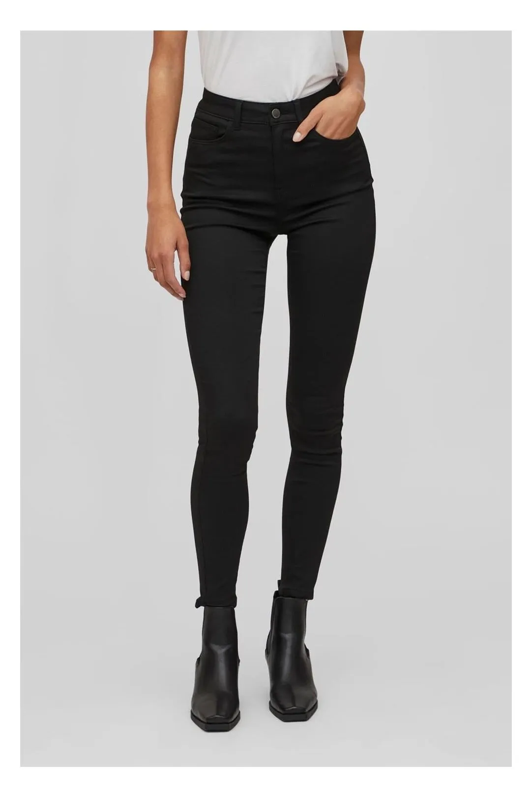 Slim black Vistay pants