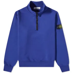 Stone Island Garment Dyed Half Zip Crewneck